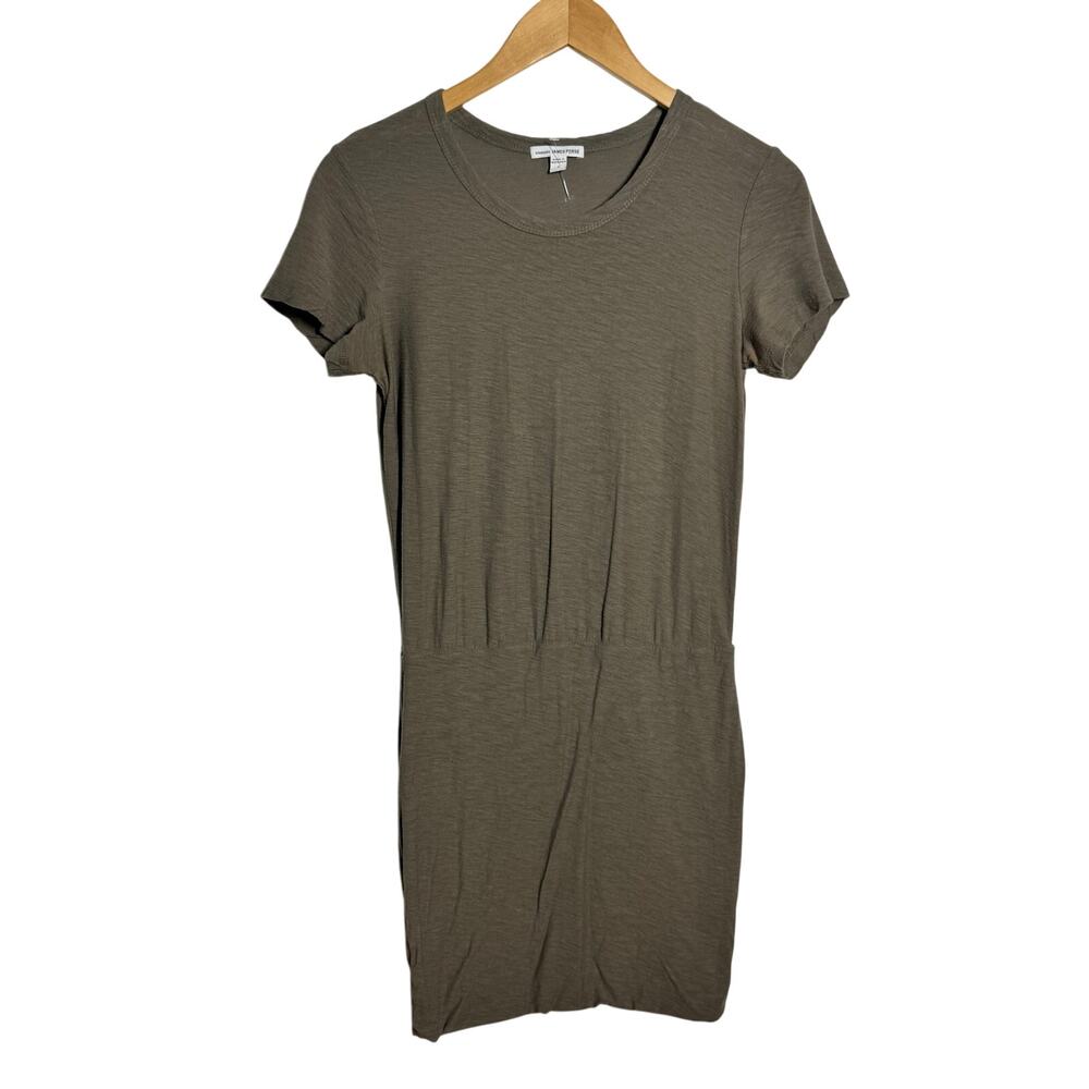 James Perse Mini Dess Women 1 (S) Green Gray Casual Comfy Quite Luxury Minimal